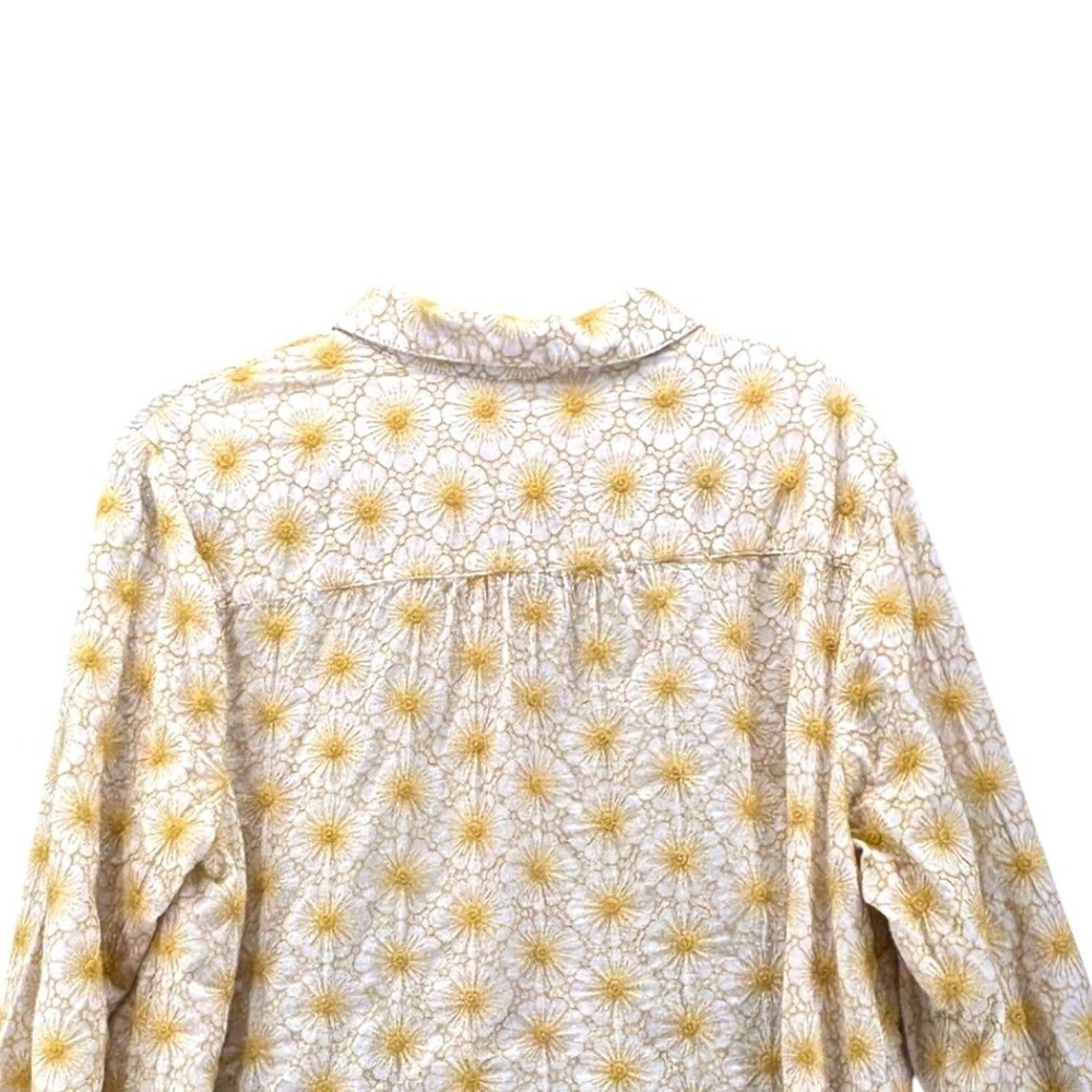 J Jill Button Up Yellow XL - Picture 4 of 14